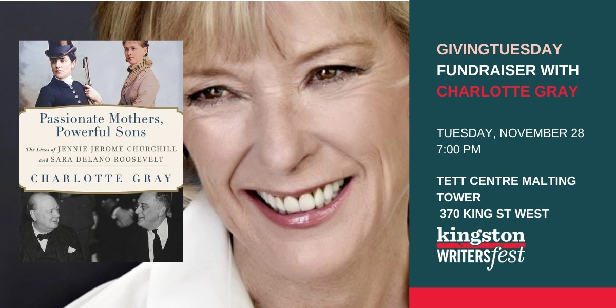 Event image for GivingTuesday Fundraiser: An Evening with Charlotte Gray
