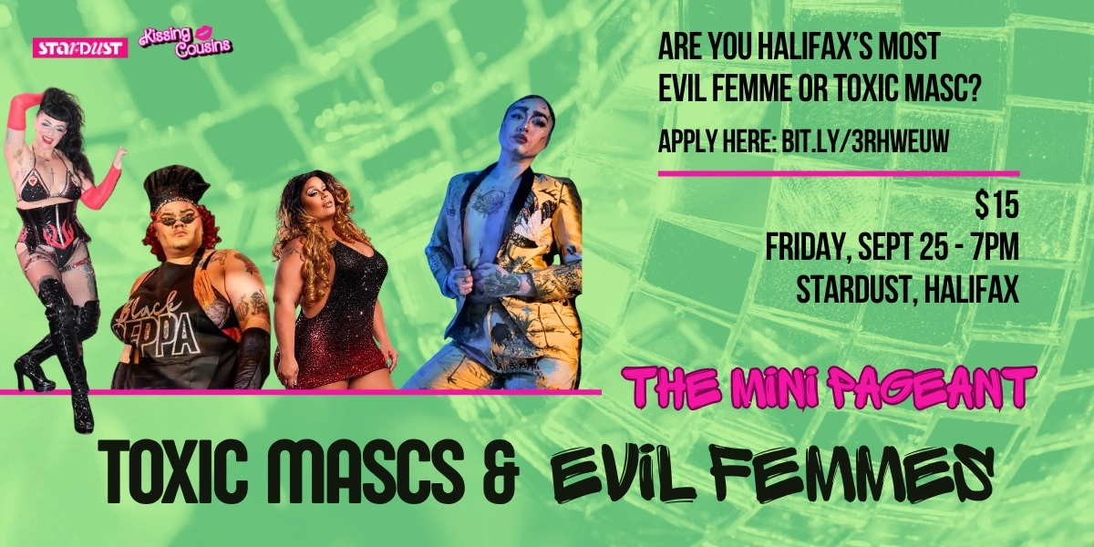 Event image for Toxic Mascs & Evil Femmes