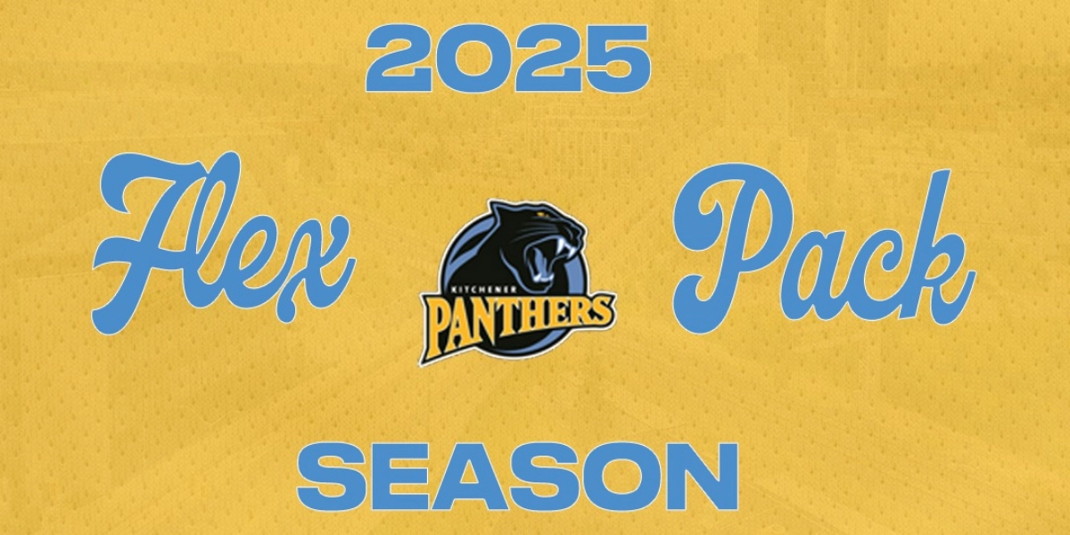 Event image for 2025 Kitchener Panthers Regular Season Flex Pack