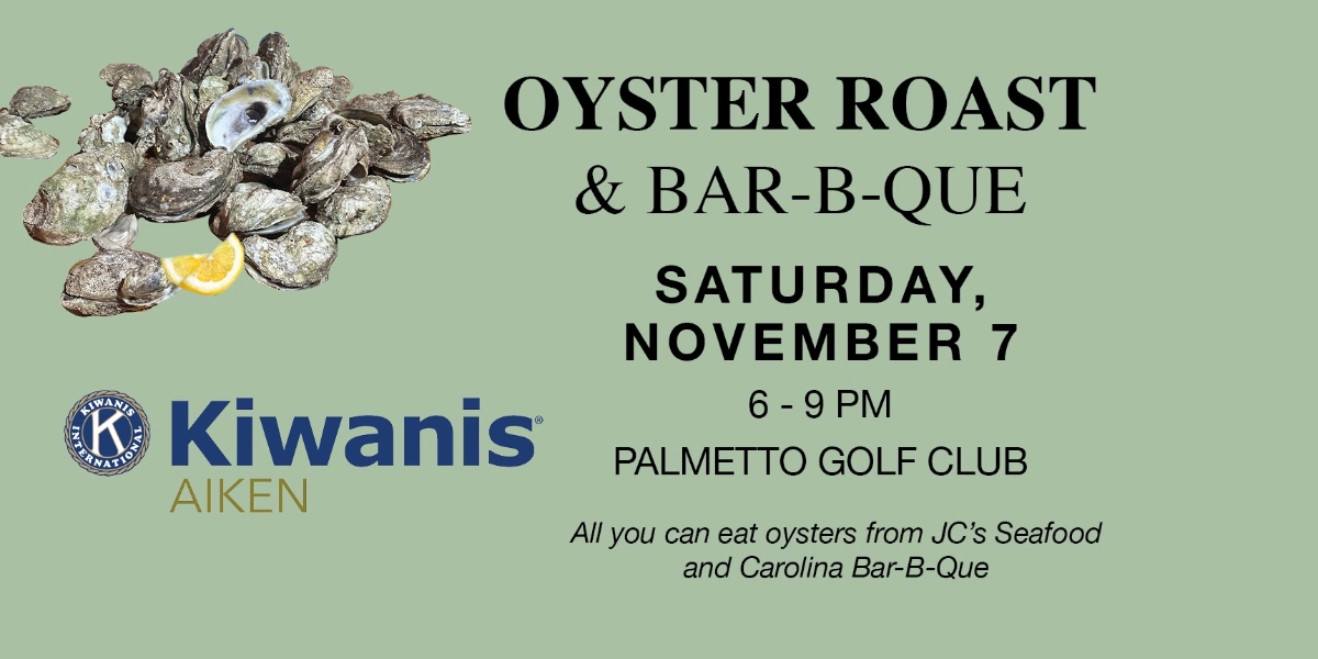 Event image for Kiwanis Club of Aiken Oyster Roast & BBQ