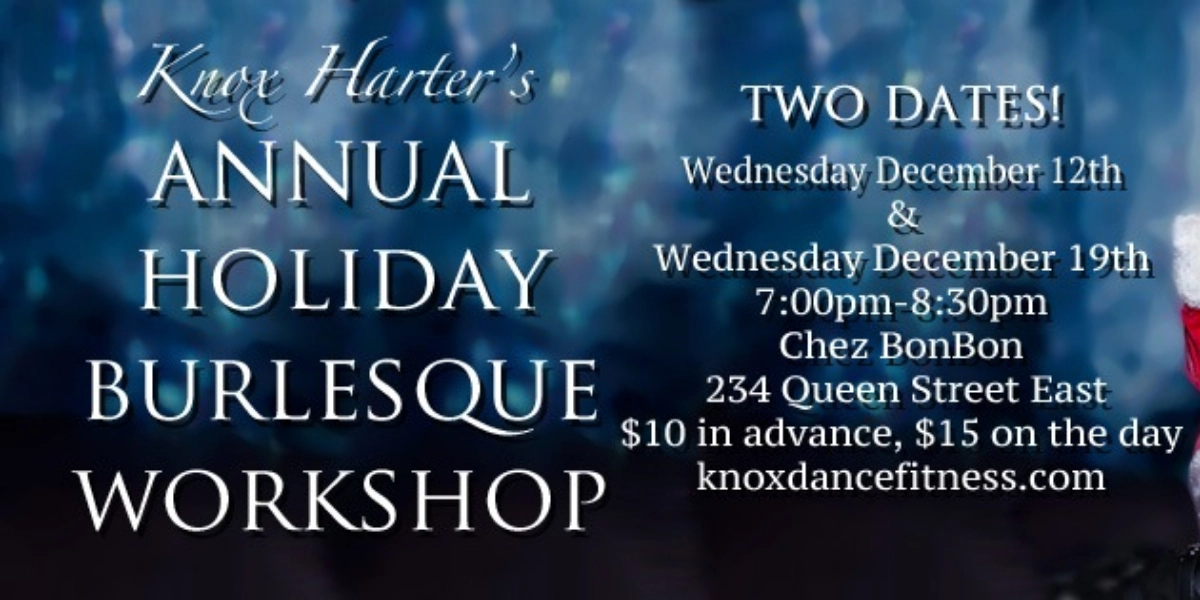 Event image for Knox Harter's Annual Holiday Burlesque Workshop