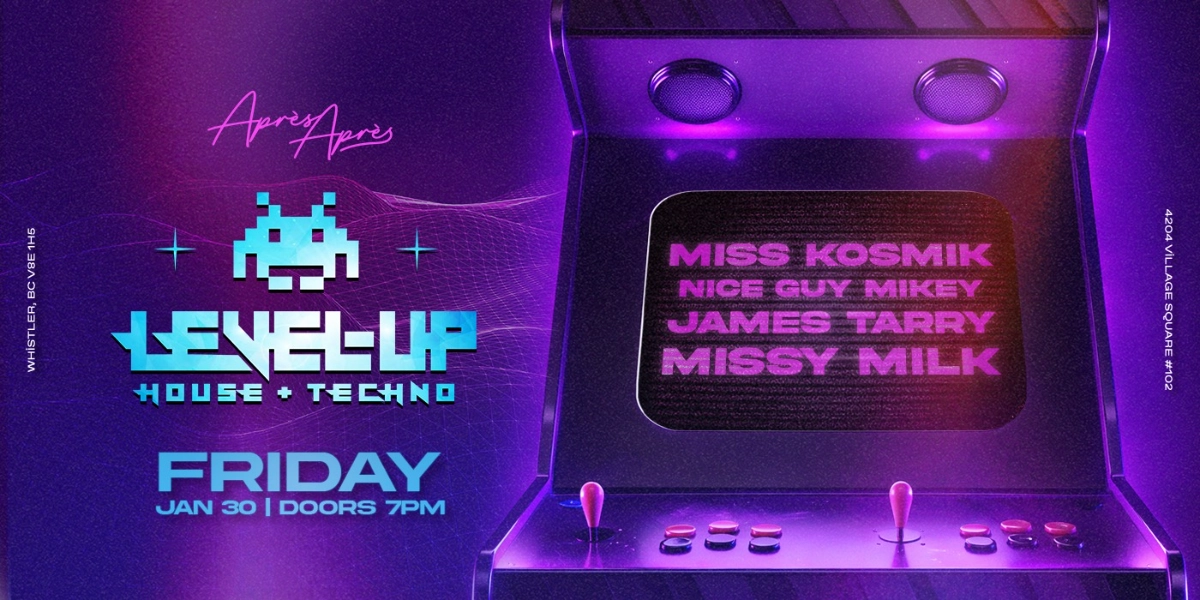 Event image for LEVEL UP - House & Techno - Jan 30 👾