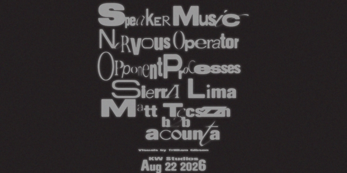 Event image for One Winged Angel LIVE presents Speaker Music (Planet Mu)