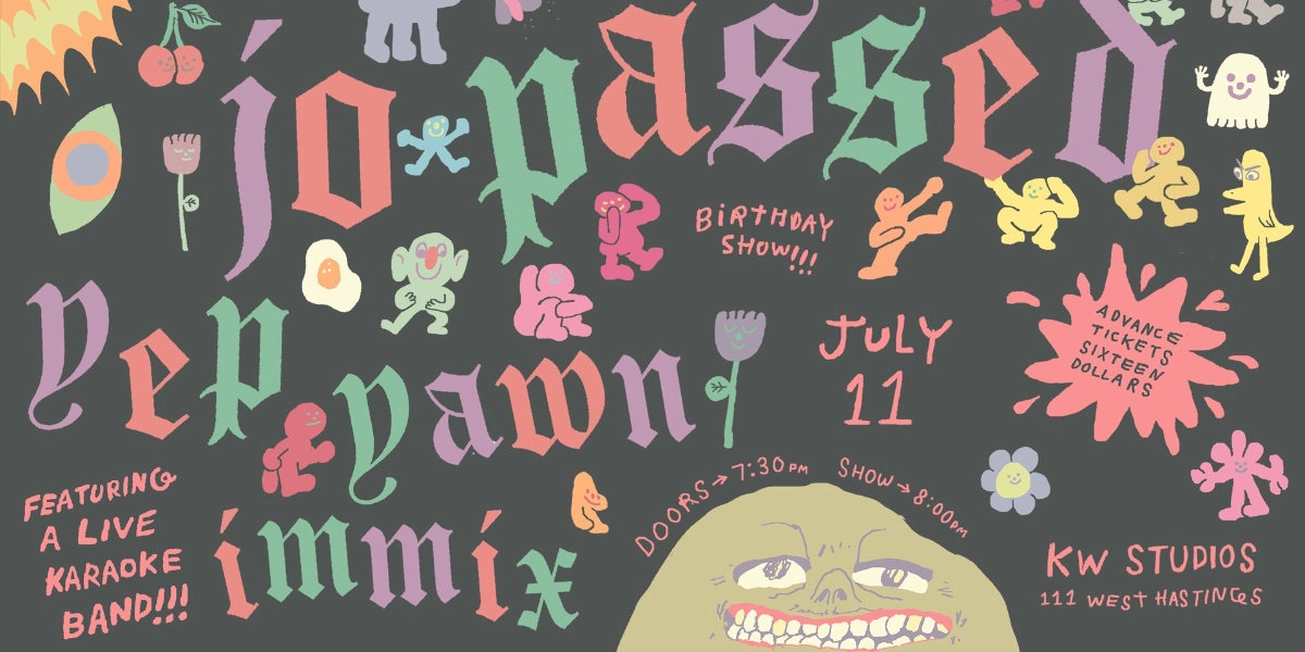 Event image for jo passed (BDAY SHOW), Yep, Yawn, immix and Karaoke Cover Band @ KW Studios