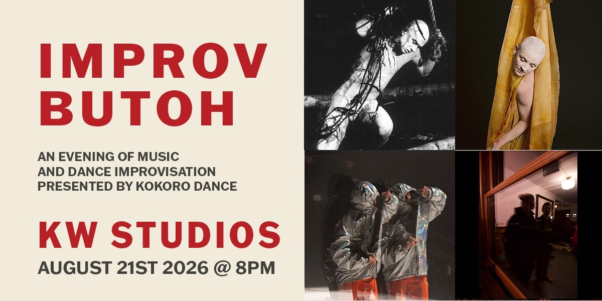 Event image for Kokoro Presents: IMPROV BUTOH w/ Kokoro Dance, Cole Schmidt