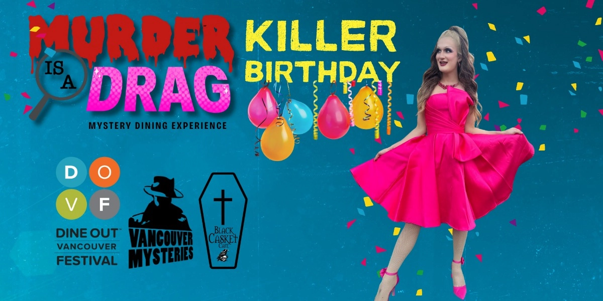 Event image for Dine Out Festival Murder Mystery: Murder is a Drag (19+)