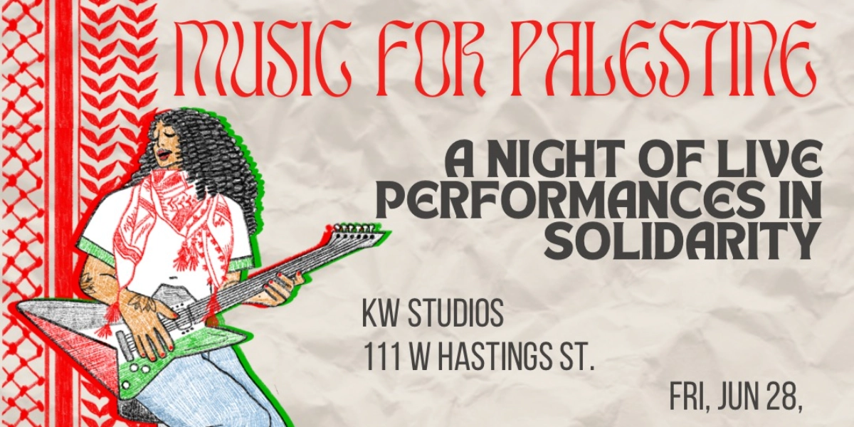 Event image for Music for Palestine: A night of live performances in Solidarity