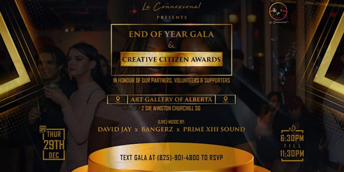 Event image for La Connexional New Year Gala & Creative Citizen Awards at Art Gallery of AB