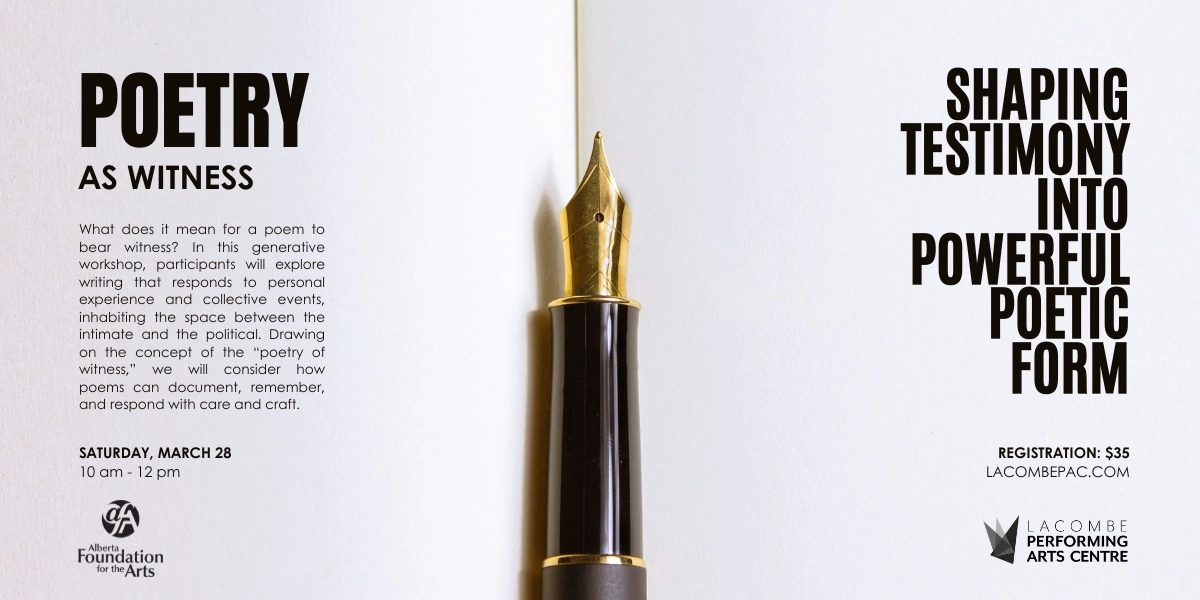 Event image for Poetry as Witness