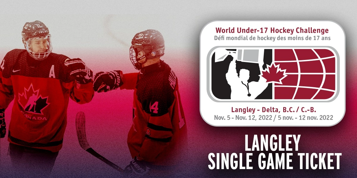 Event image for 2022 World Under-17 Hockey Challenge - Langley Single Game Ticket
