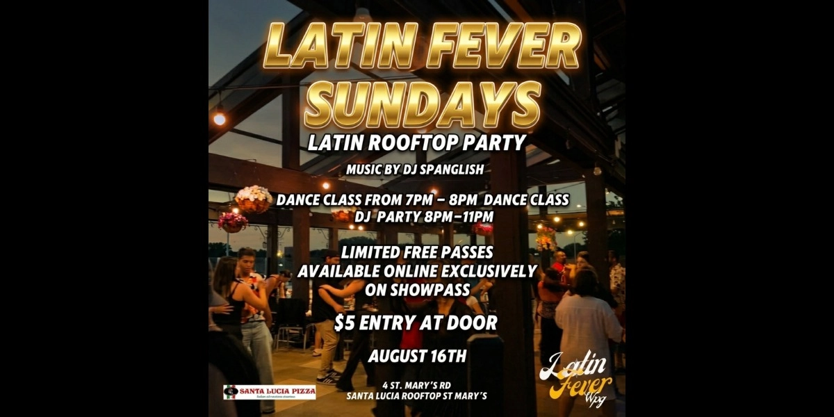 Event image for LATIN FEVER SUNDAYS (LATIN ROOFTOP PARTY)