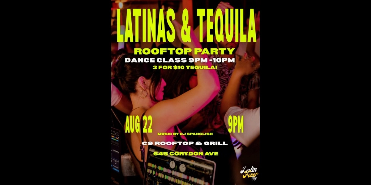 Event image for LATINAS  & TEQUILA ( LATIN ROOFTOP PARTY)