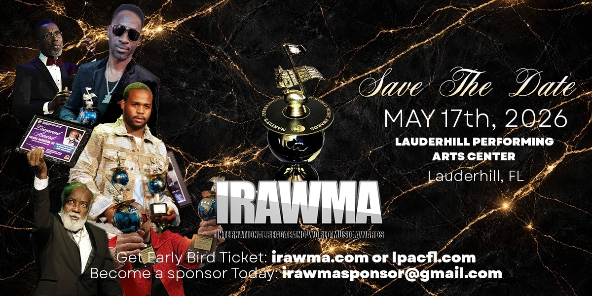 Event image for 43rd International Reggae and World Music Awards (IRAWMA)