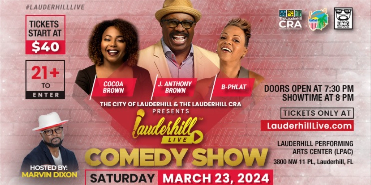 Event image for LAUDERHILL LIVE COMEDY SHOW
