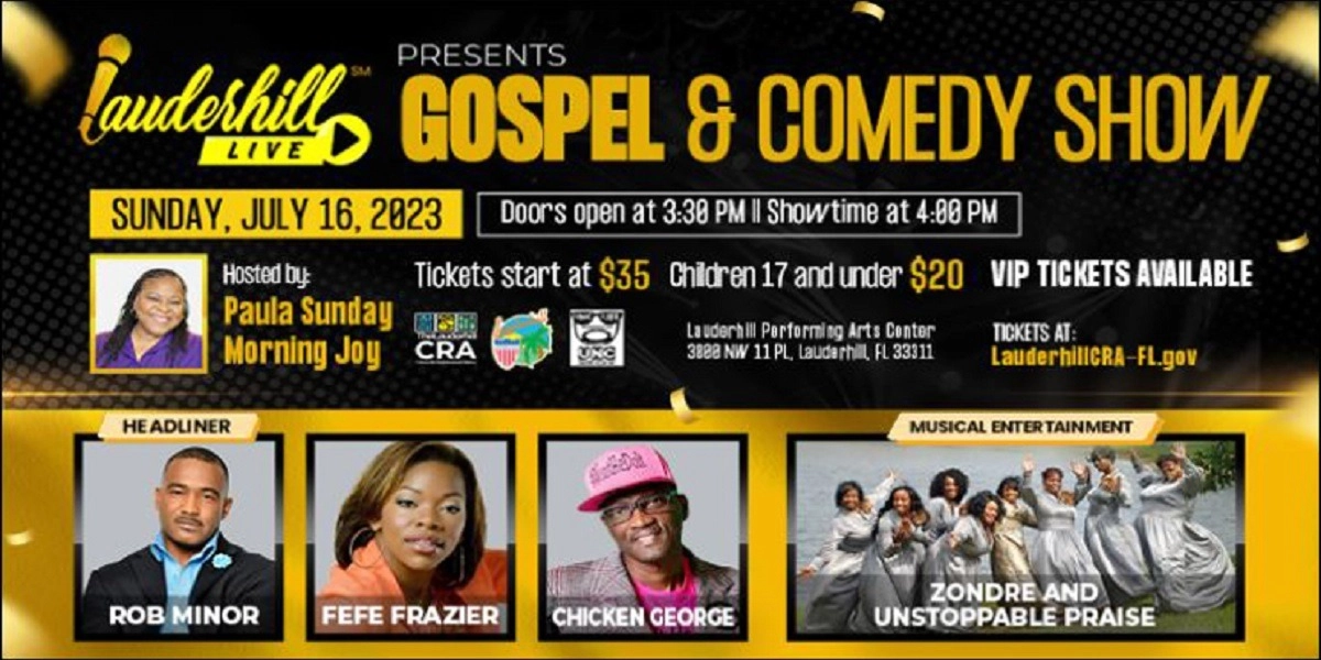 Event image for Lauderhill LIVE Gospel and Comedy Show