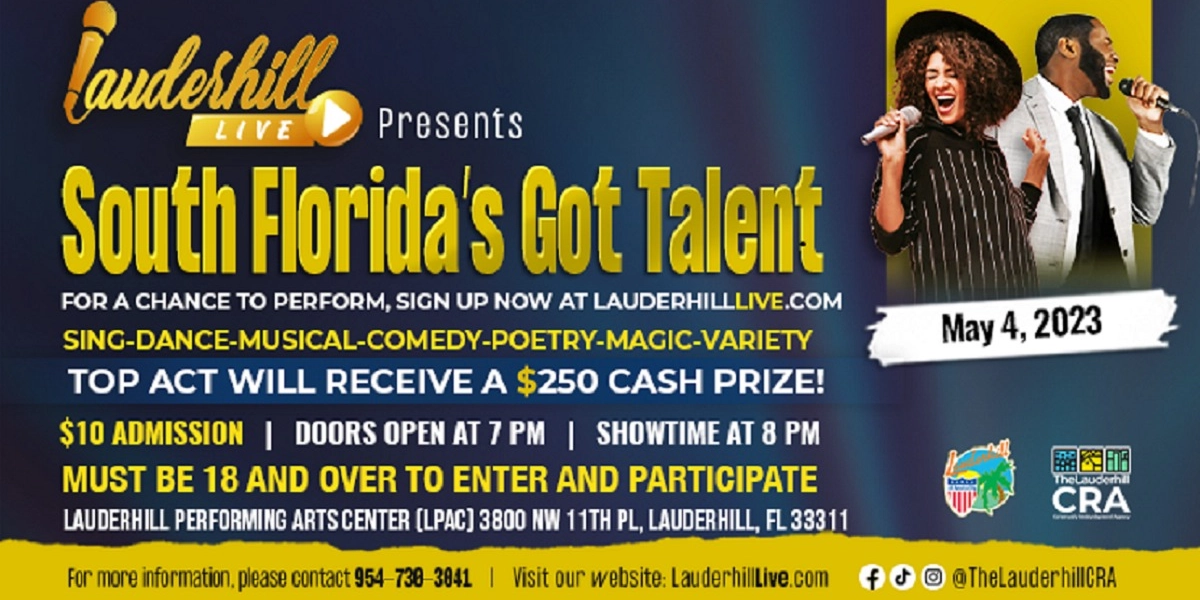 Event image for Lauderhill LIVE Presents: South Florida's Got Talent