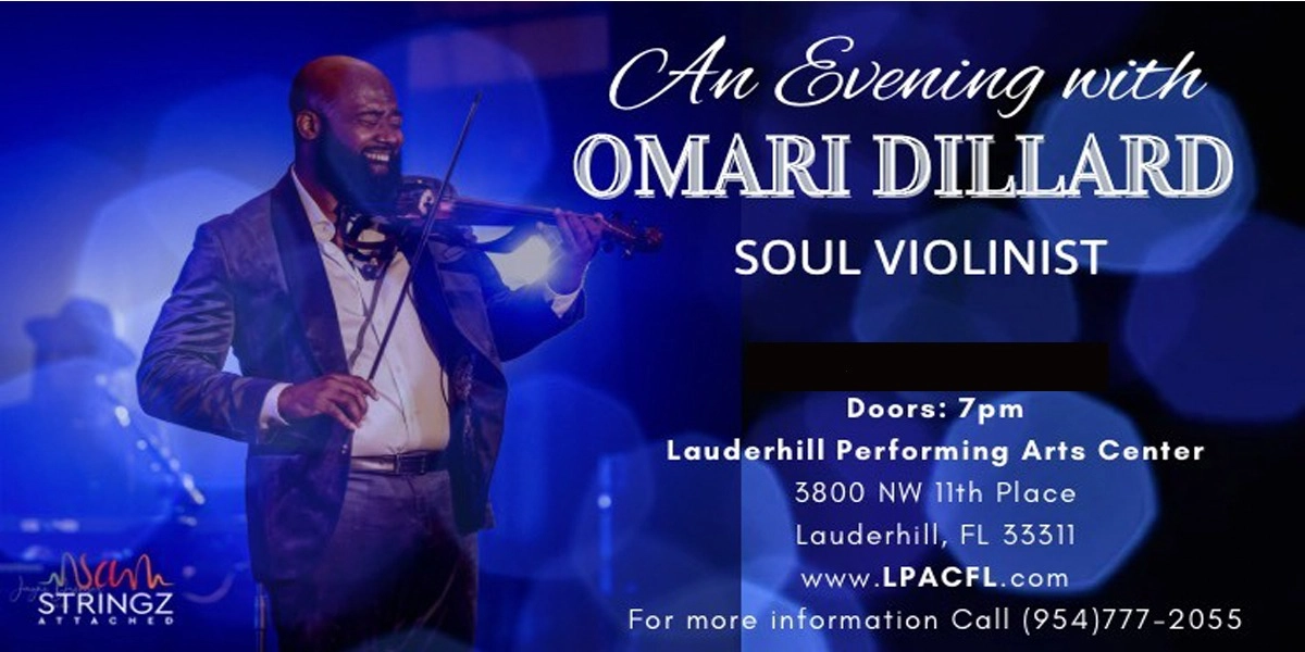 Event image for An Evening with Omari Dillard