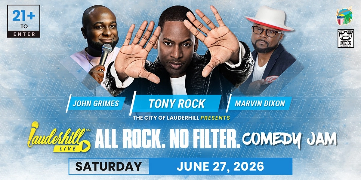 Event image for Lauderhill Live - ALL ROCK. NO FILTER. Comedy Jam