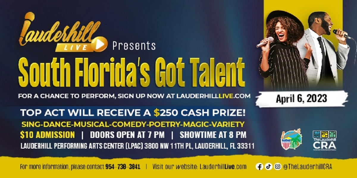 Event image for Lauderhill LIVE Presents: South Florida's Got Talent
