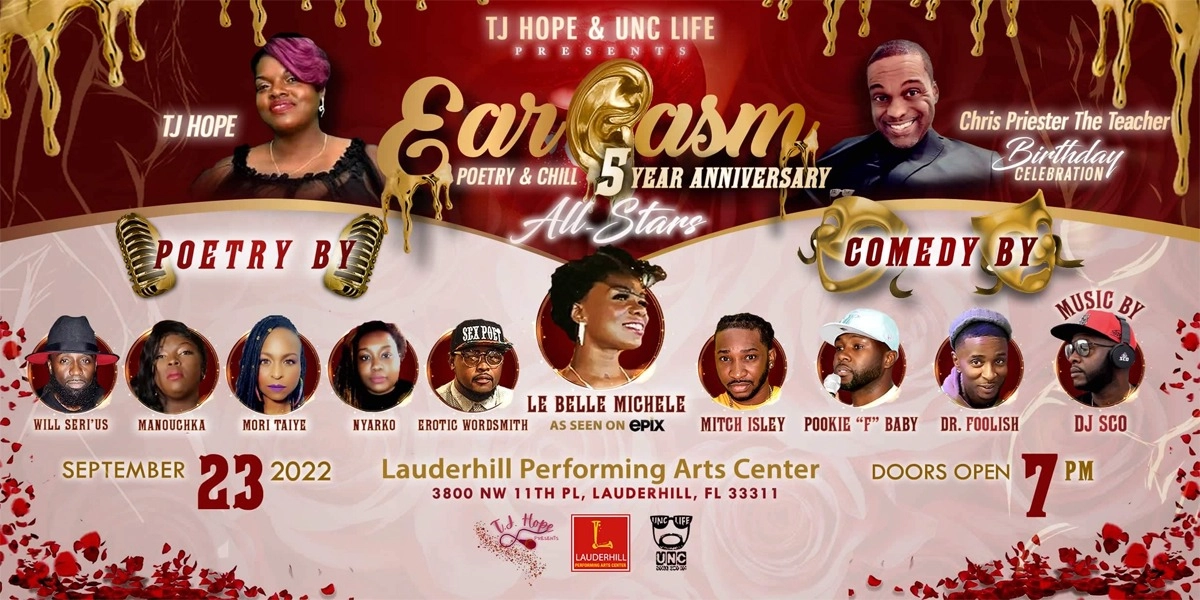 Event image for Eargasm: Poetry & Chill "All-Stars"