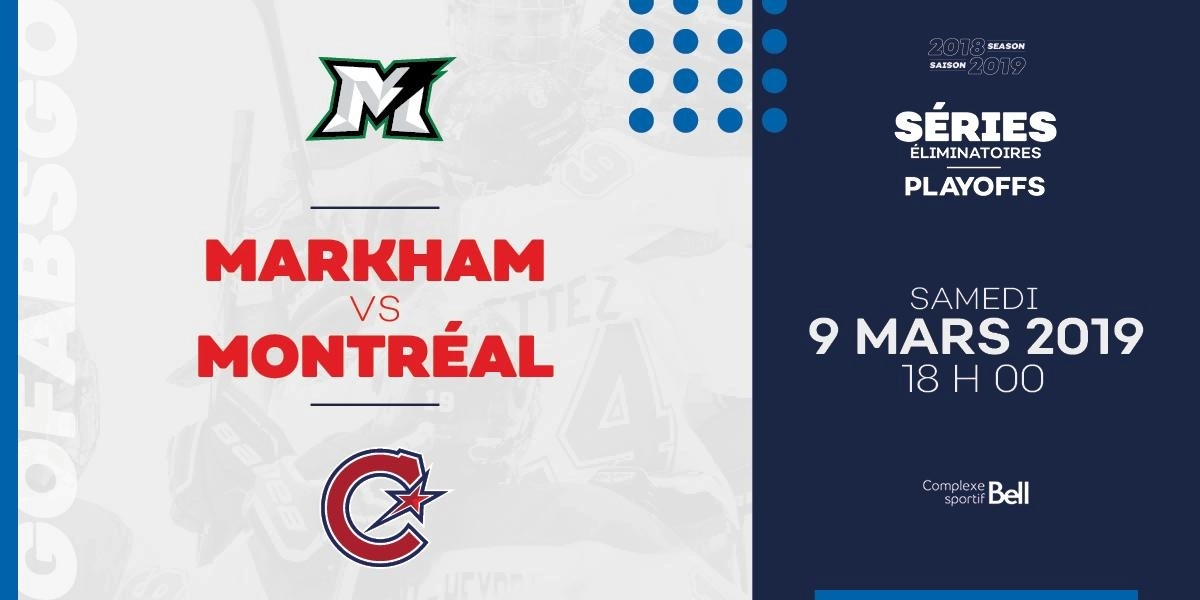 Event image for Series 2 - Les Canadiennes vs. Markham Thunder