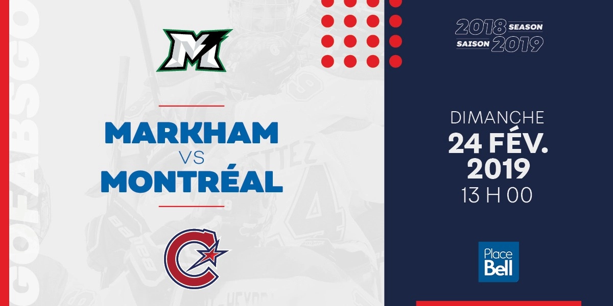 Event image for Les Canadiennes vs. Markham Thunder