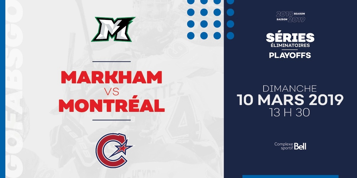 Event image for Series 3 - Les Canadiennes vs. Markham Thunder