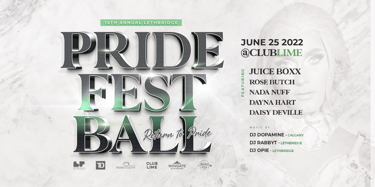 Event image for 14th Annual Lethbridge Pridefest Ball