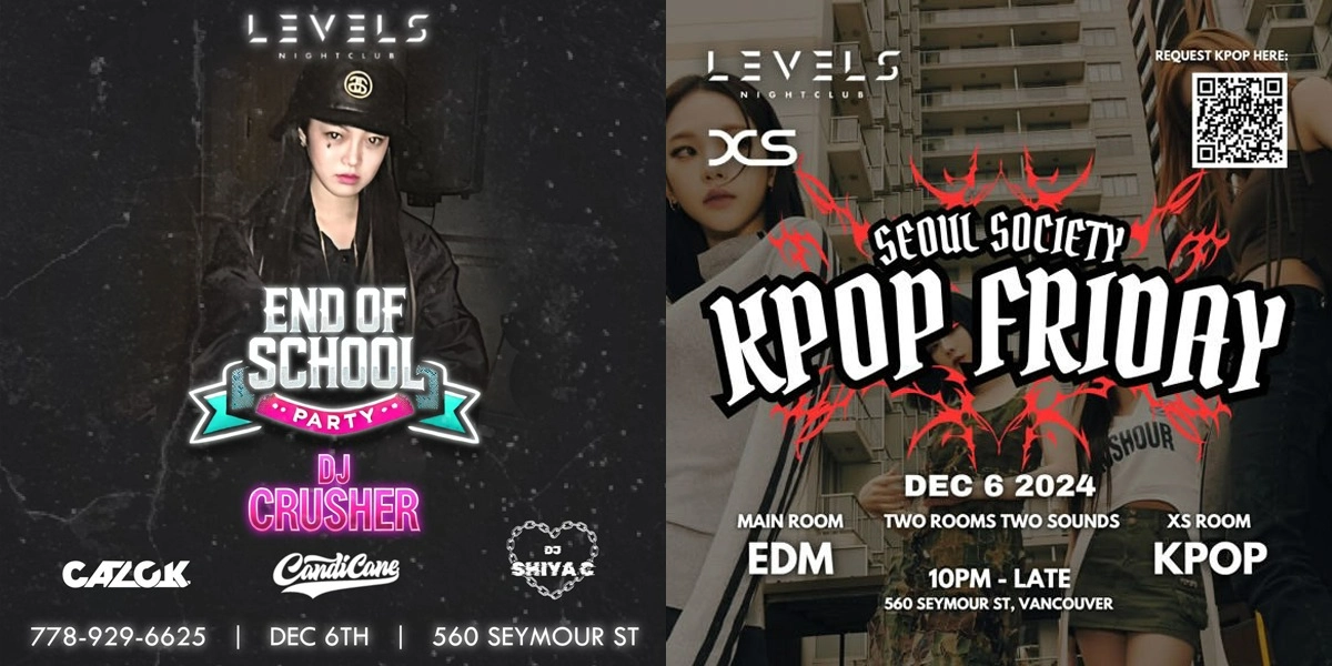 Event image for End of School W/Crusher (Main Room) Vs. KPOP Friday (XS)
