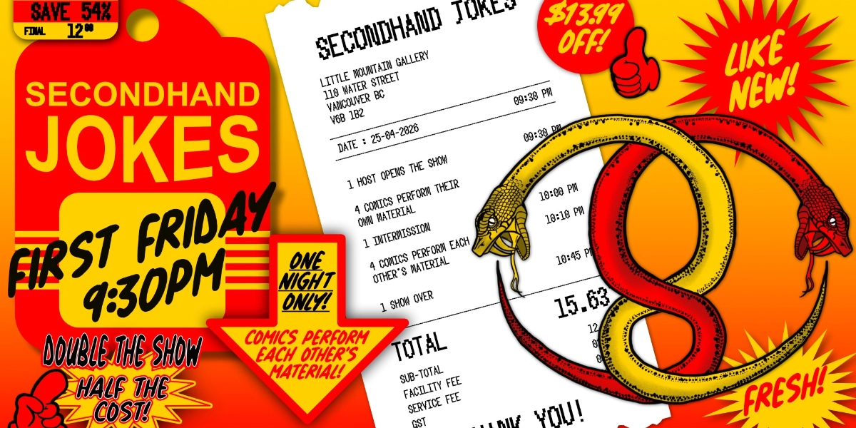 Event image for Secondhand Jokes Stand-Up Comedy