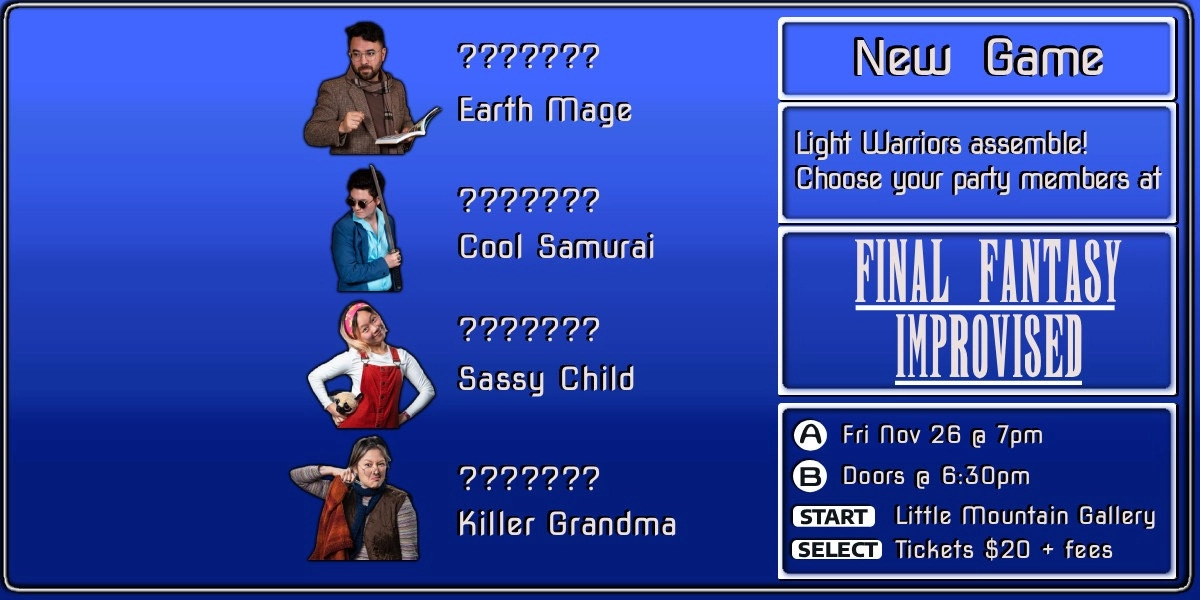 Event image for Final Fantasy Improvised