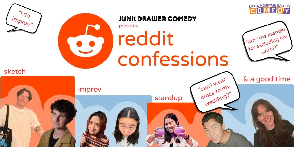 Event image for Reddit Confessions - A Comedy Variety Show