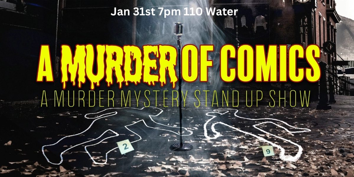 Event image for A Murder of Comics; a murder mystery stand up show