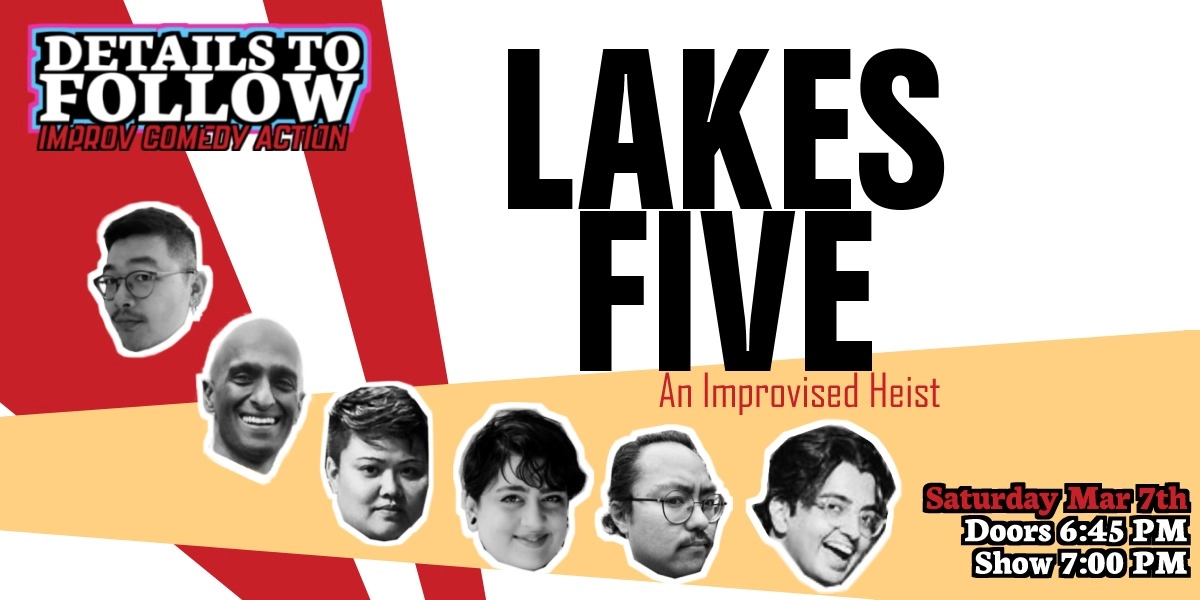 Event image for Details To Follow: Lakes Five