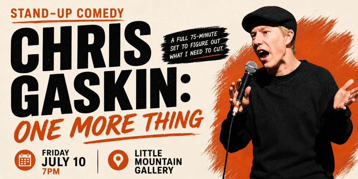 Event image for Chris Gaskin: One More Thing