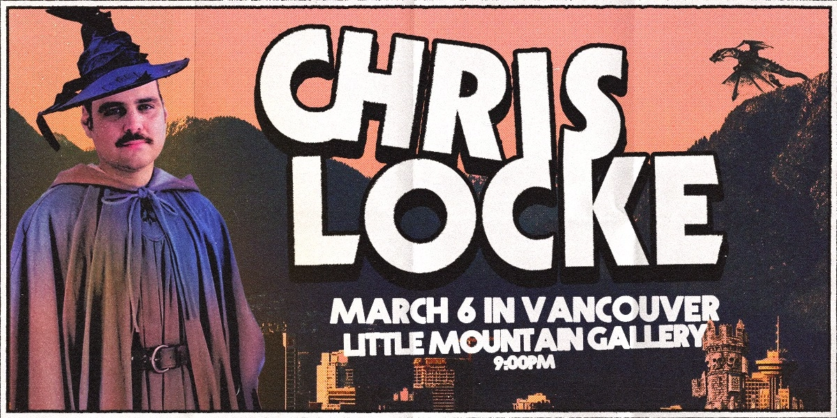 Event image for Chris Locke live in Vancouver