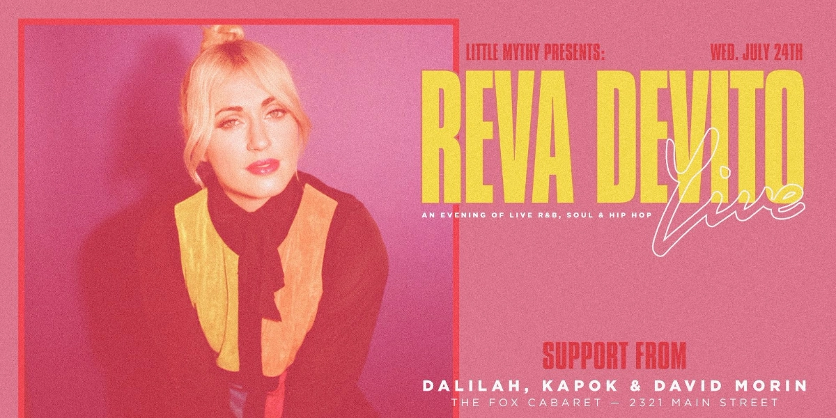 Event image for Reva DeVito // LIVE @ The Fox Cabaret
