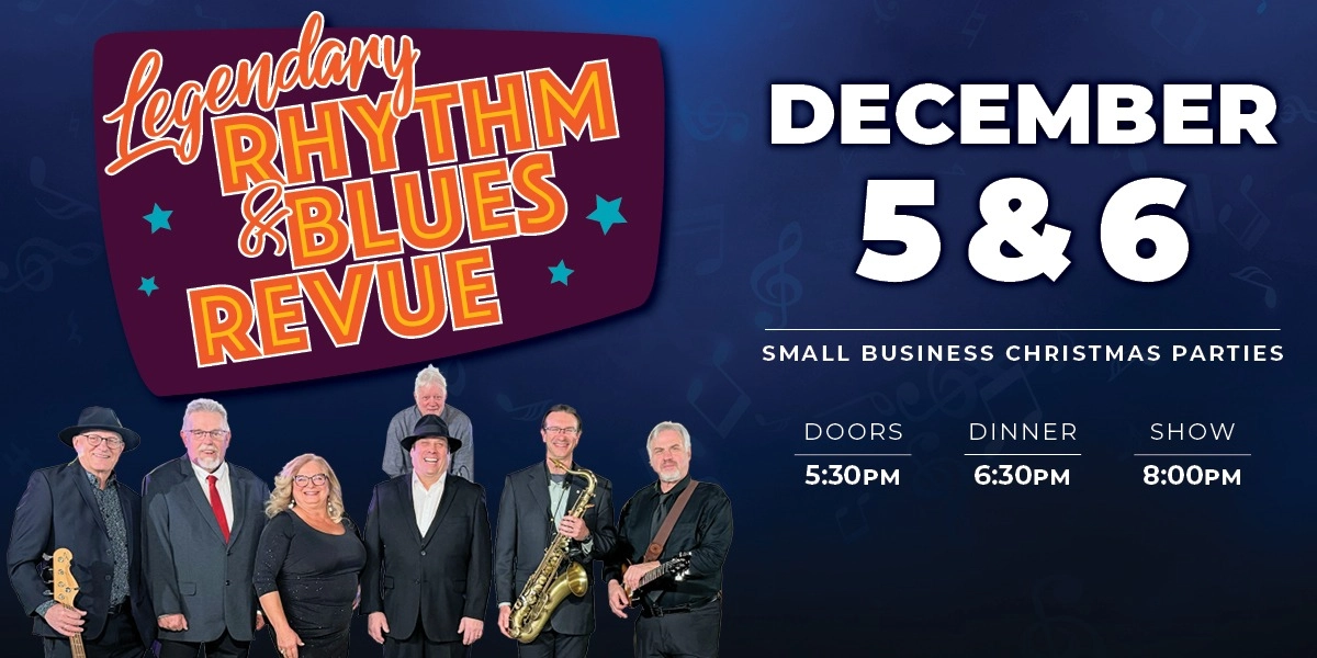 Event image for Small Business Christmas Party featuring "Legendary Rhythm and Blues REVUE"