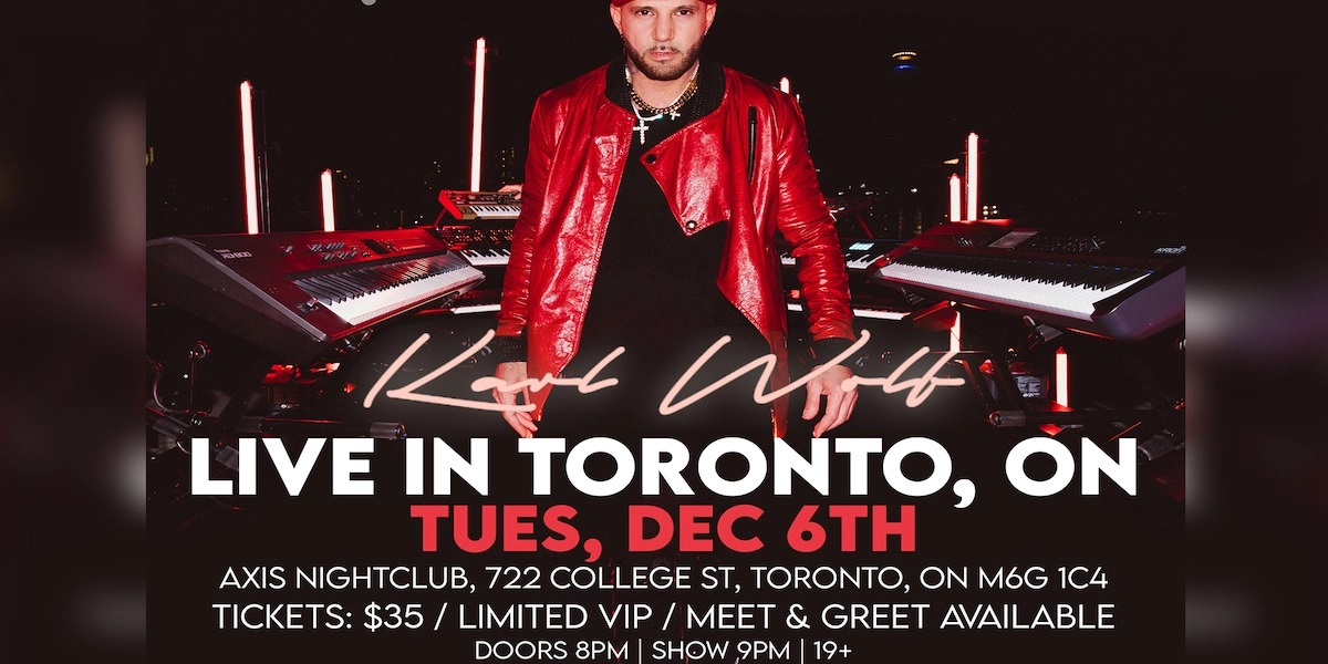 Event image for DIY Tour with Karl Wolf - Toronto