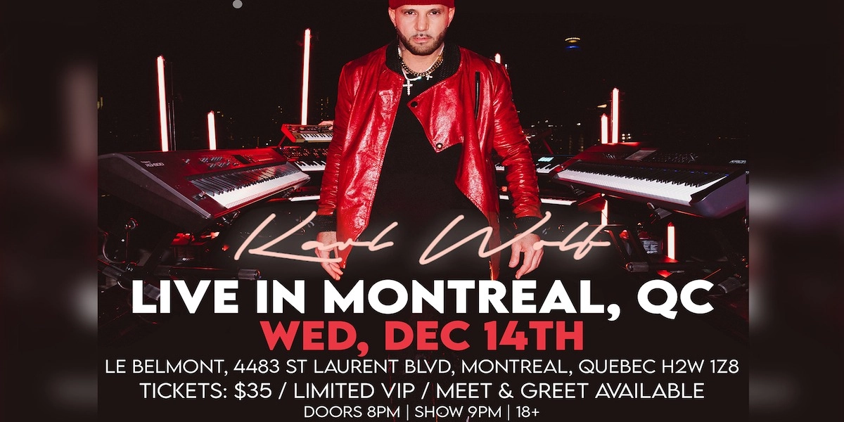 Event image for DIY Tour with Karl Wolf - Montreal