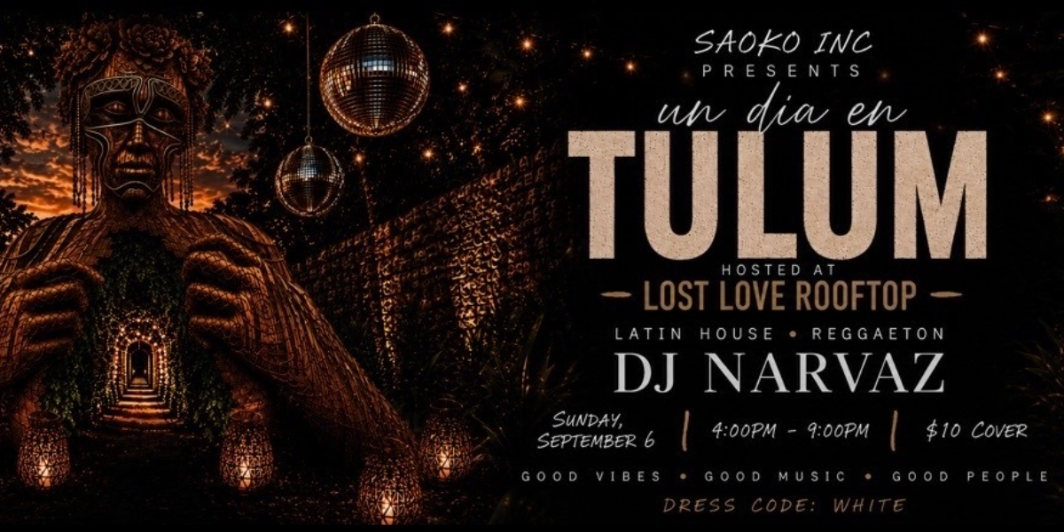 Event image for UN DIA EN TULUM- LOST LOVE ROOFTOP
