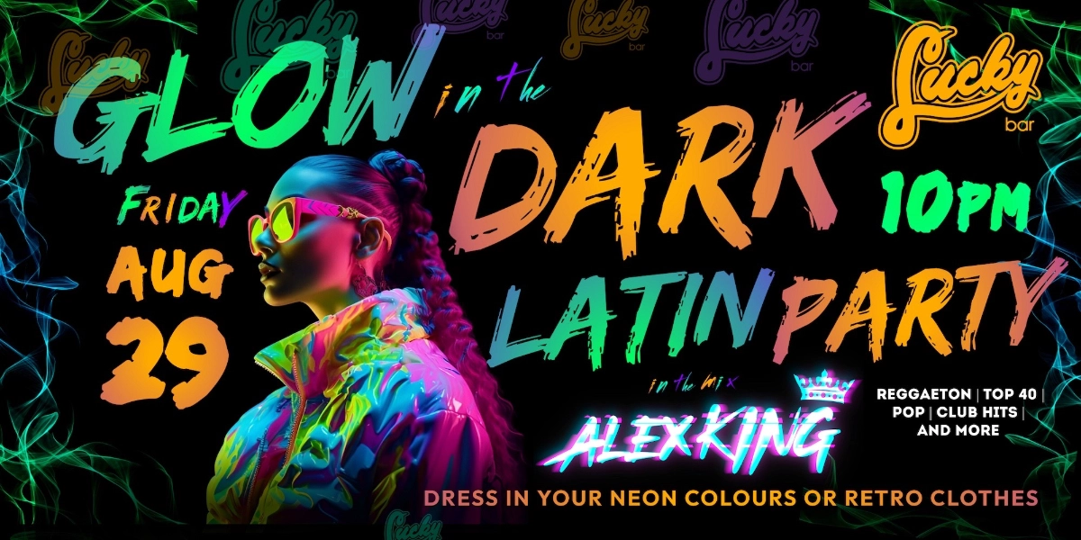 Event image for Glow In The Dark Latin Party