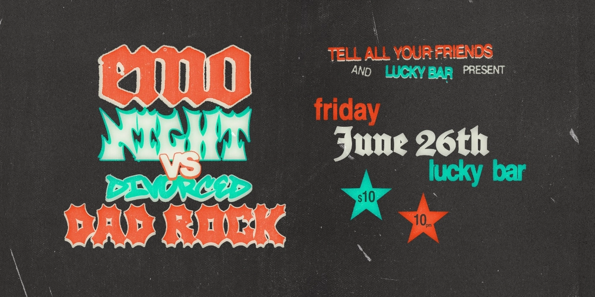 Event image for Emo Vs Divorced Dad Rock Night
