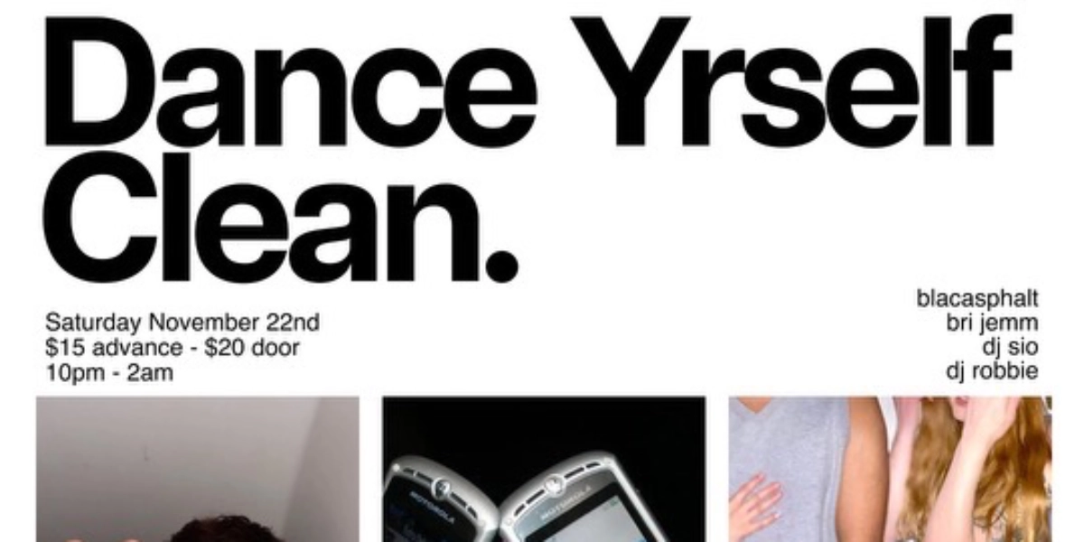 Event image for Dance Yrself Clean