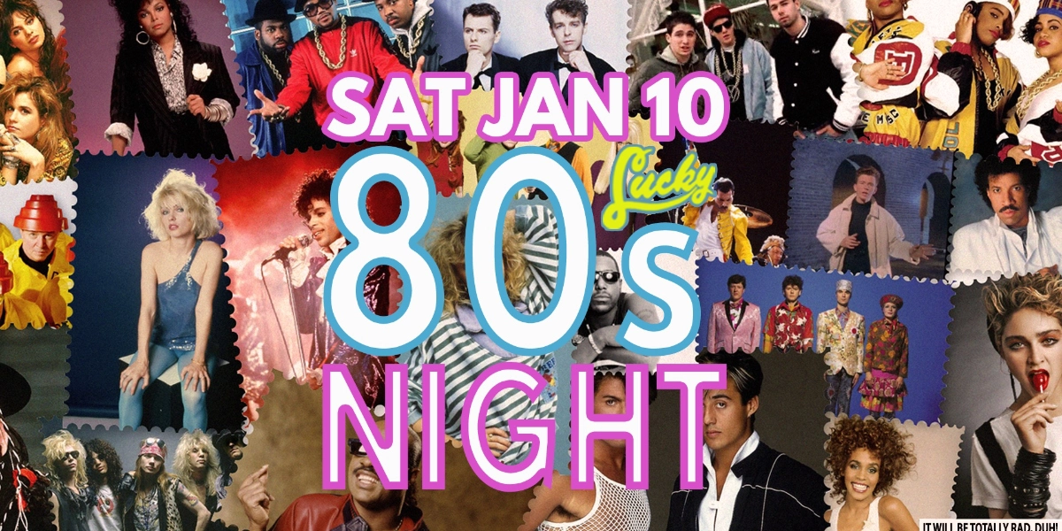 Event image for 80's Night w/ DJ Christoph
