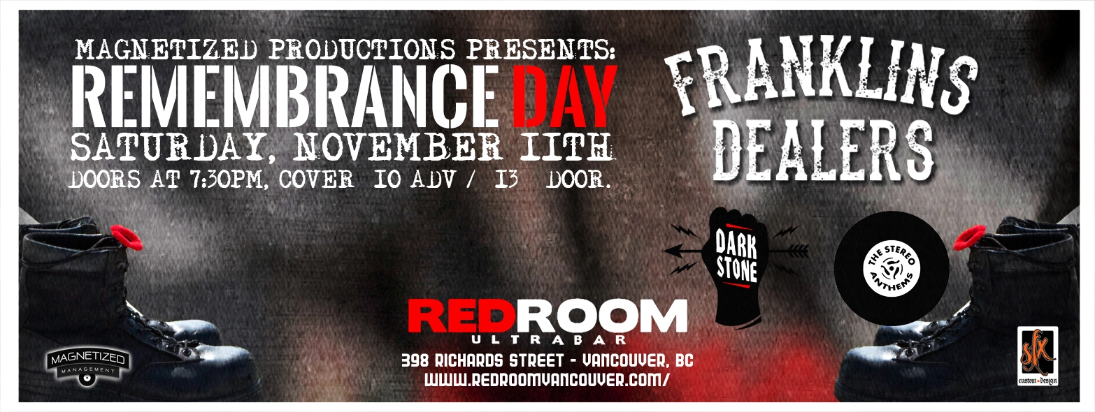 Event image for Franklins Dealers w/ Dark Stone and The Stereo Anthems