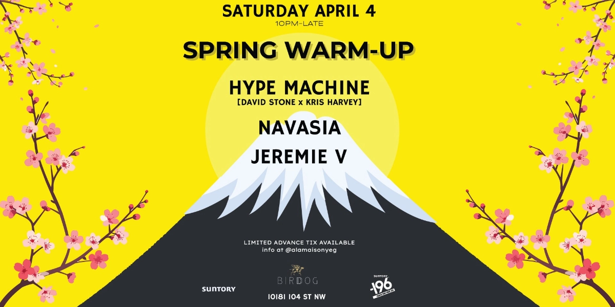 Event image for A LA MAISON pres -196 SPRING WARM-UP