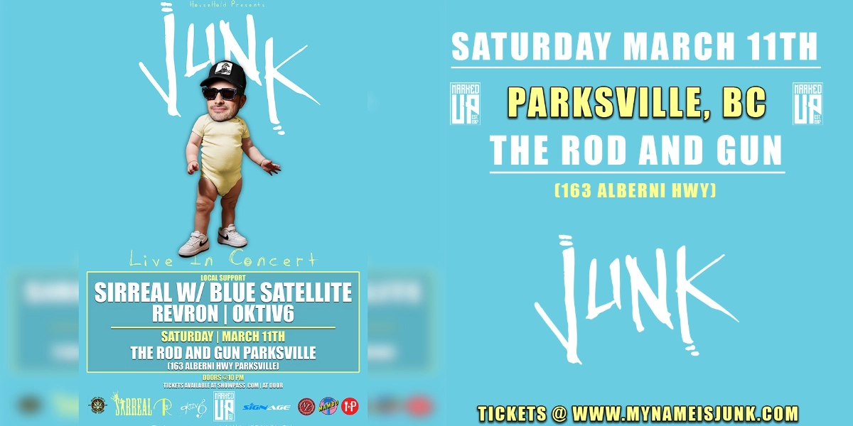 Event image for JUNK & Sirreal - Live In Concert!