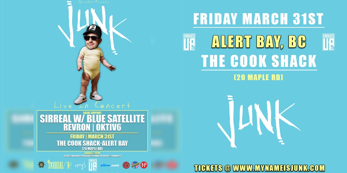 Event image for JUNK & Sirreal - Live In Concert!