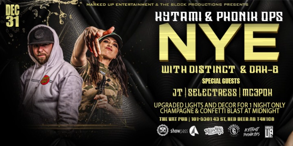 Event image for Kytami & Phonik Ops - NYE - RED DEER